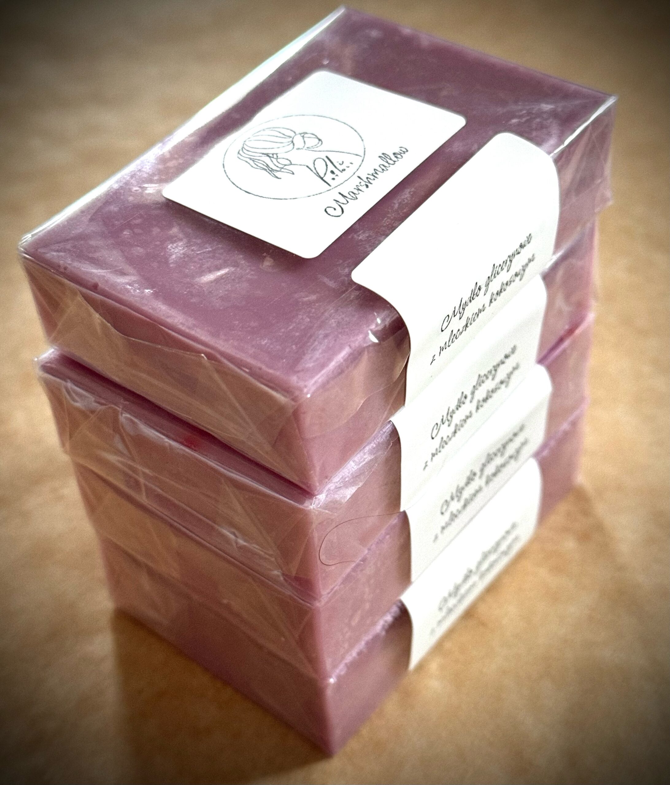 Mydło glicerynowe z mleczkiem kokosowym - obrazek 4